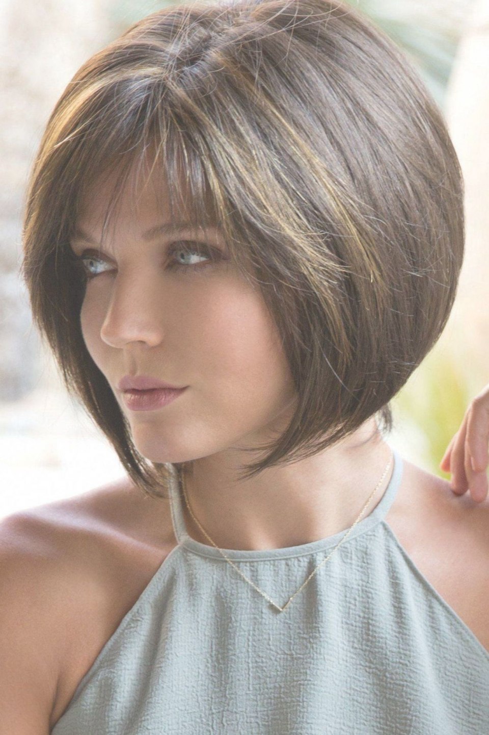 Короткое каре с челкой