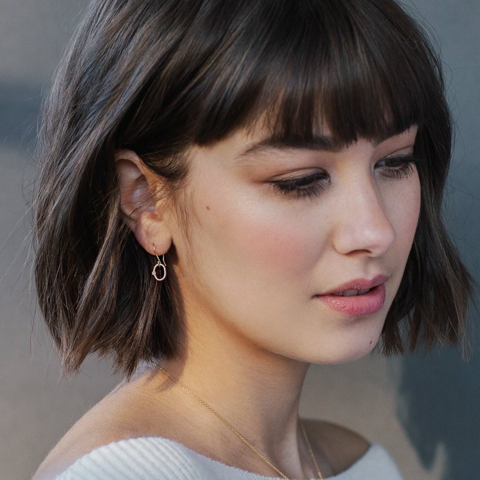 Анна Старшенбаум с короткой стрижкой