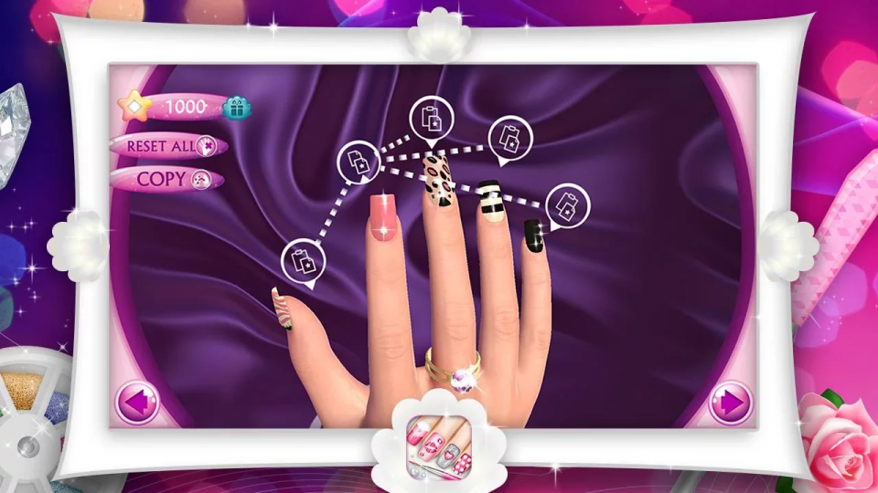 Игры для девочек ногти