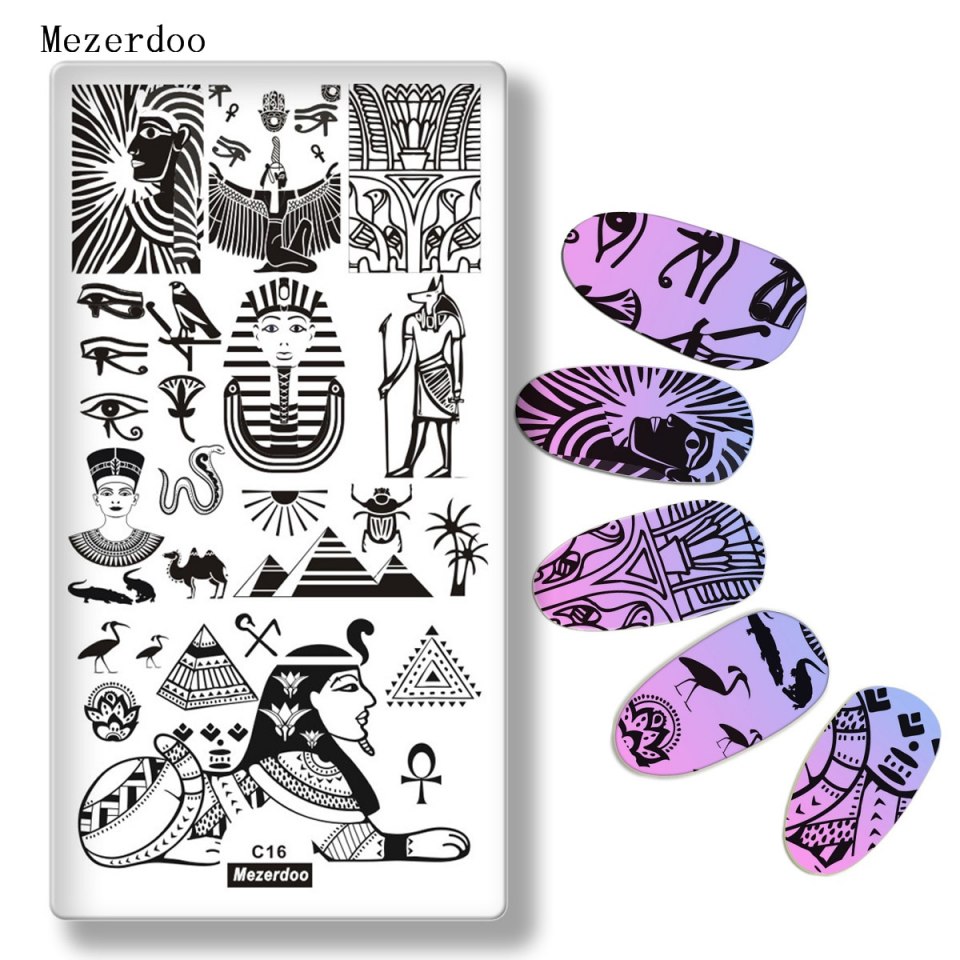 Nail Design Practice Template