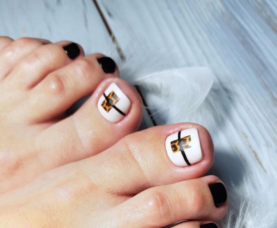 Летний педикюр