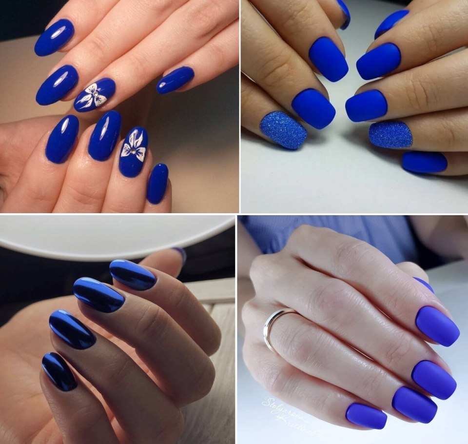 Essie темно синий
