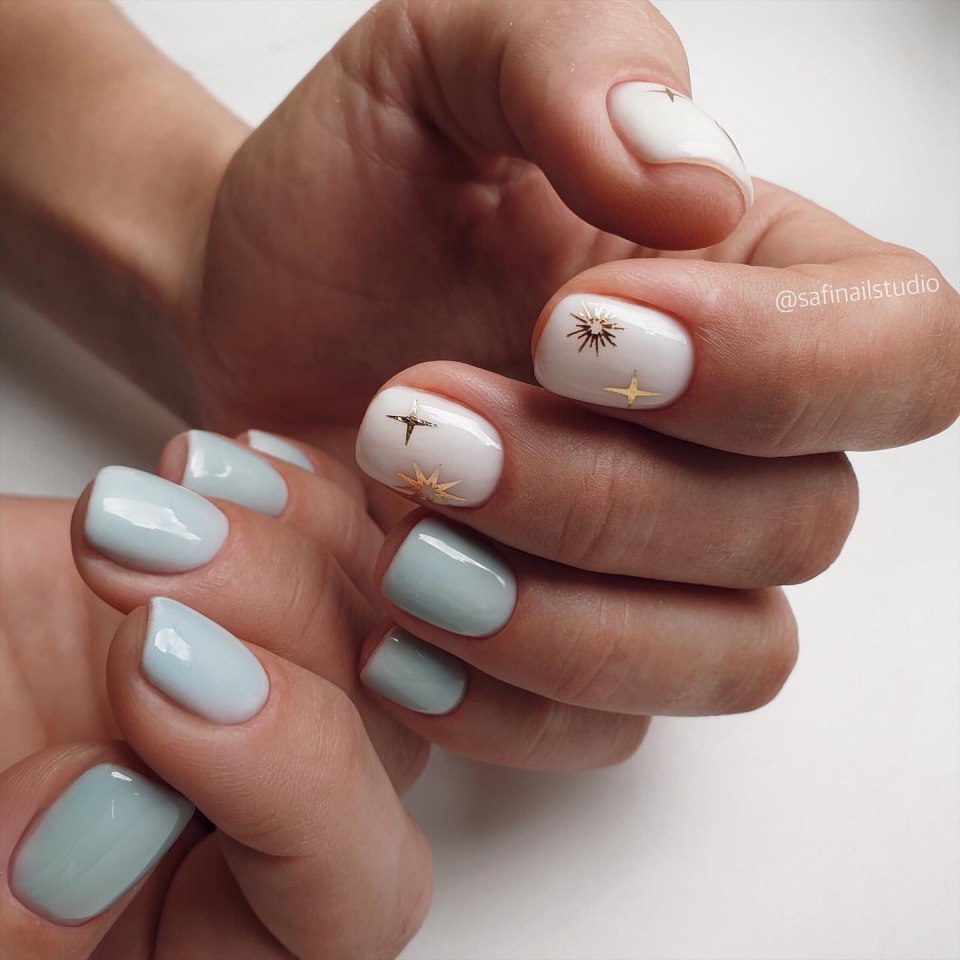 Геометрический маникюр