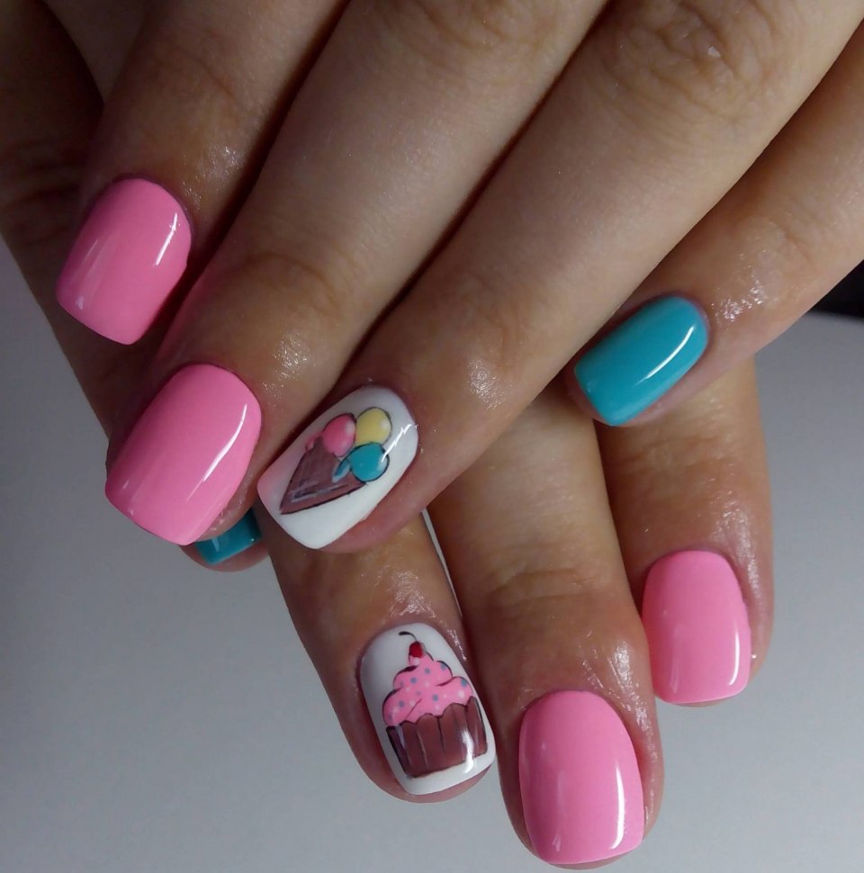 Акварельный маникюр 2021