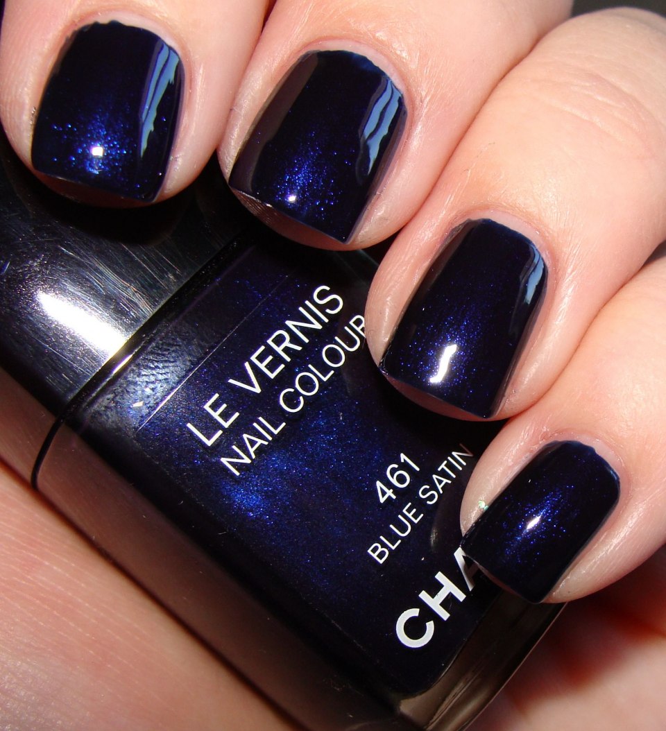 Chanel Black Satin лак