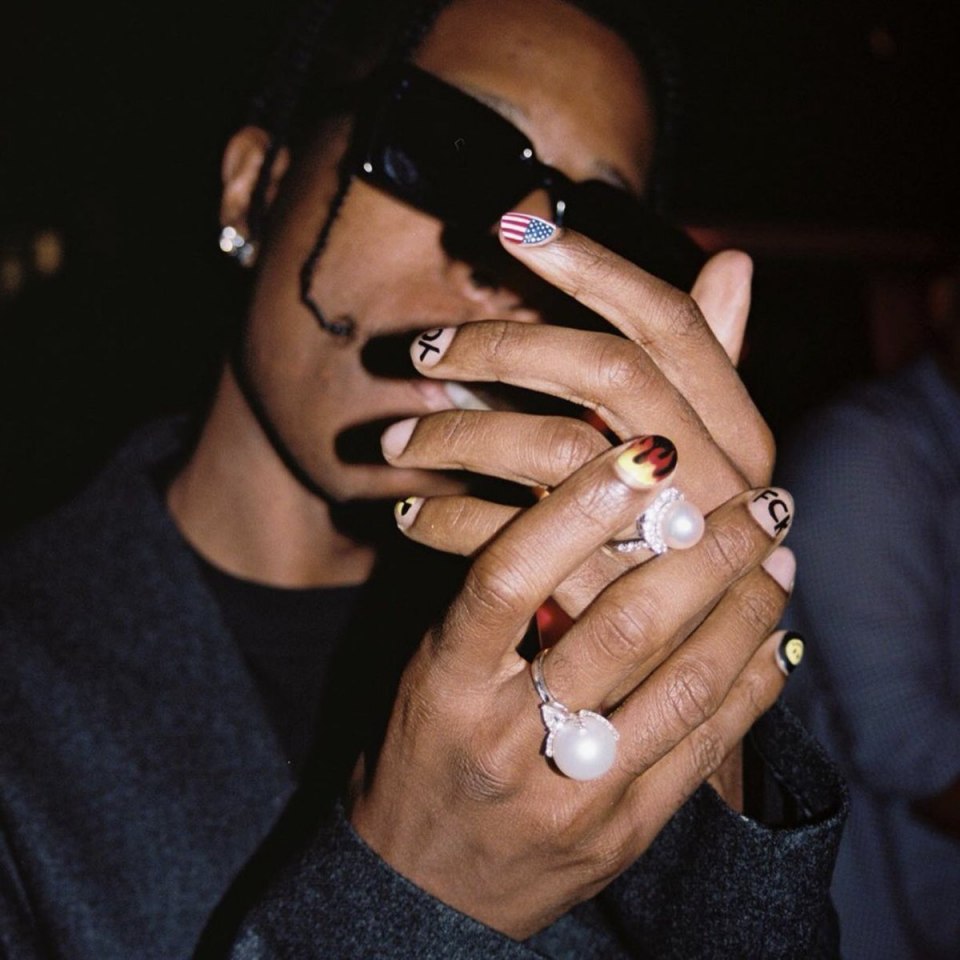 ASAP Rocky маникюр