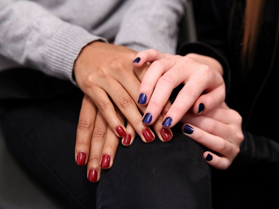 Маникюр разные цвета на руках