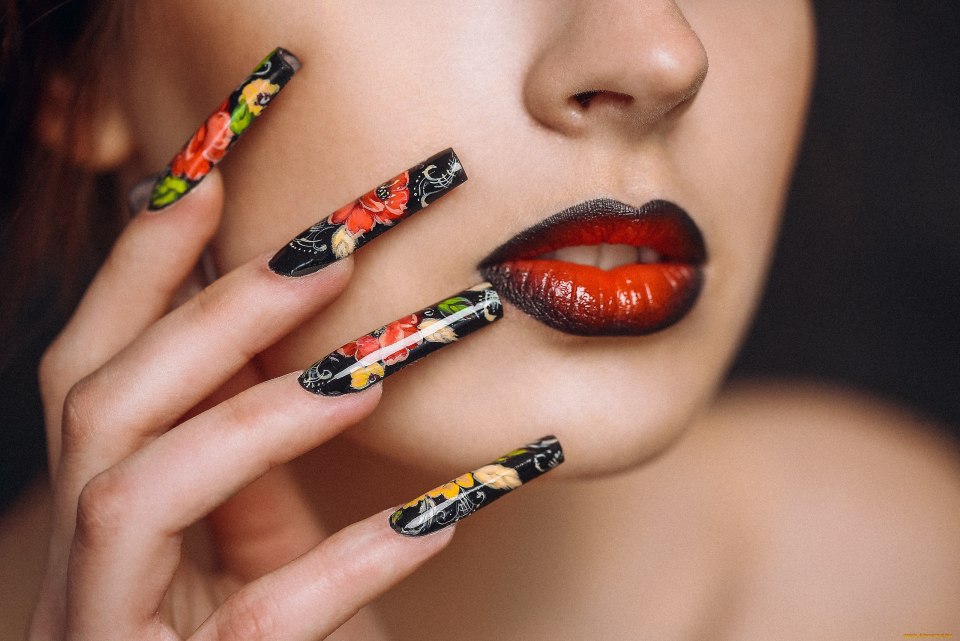 Постер ногти