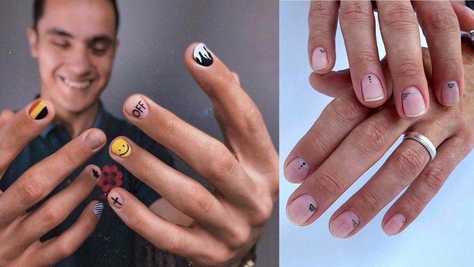 Юрий Дудь маникюр