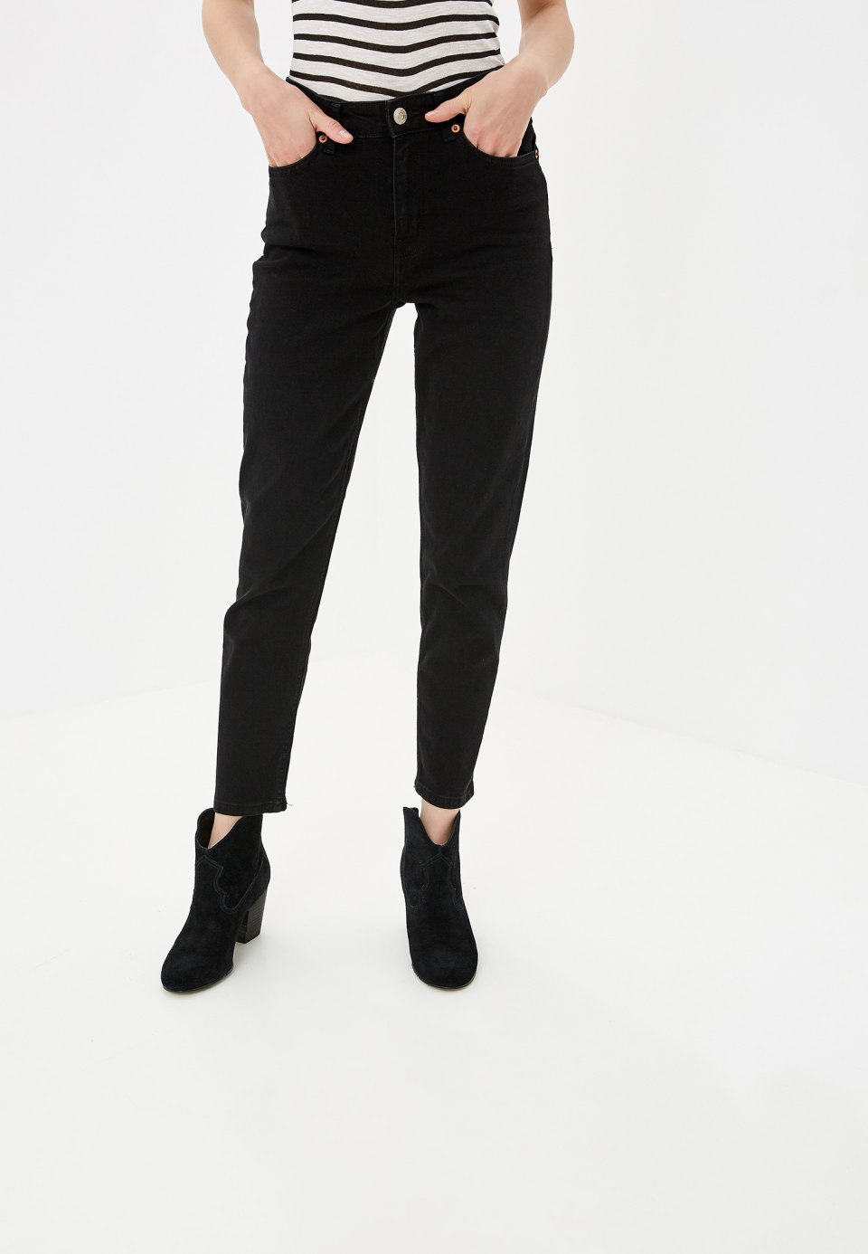 Черные джинсы мом ASOS