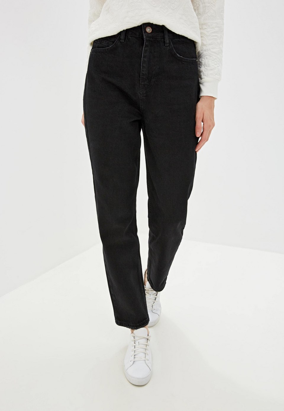 Джинсы Zara мом с высокой талией