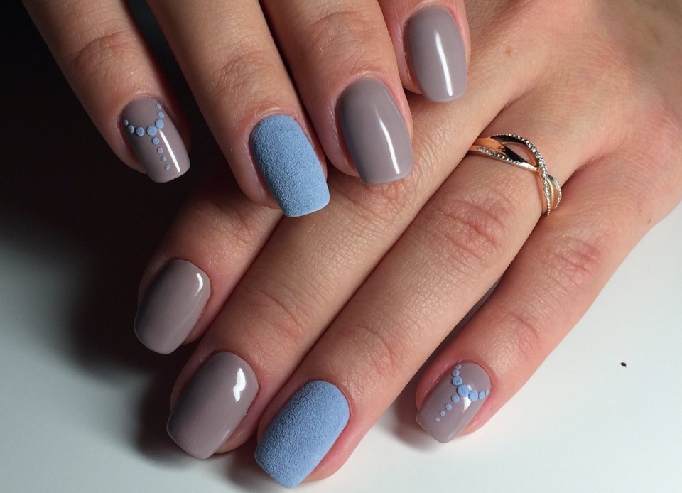 Красивый стильный маникюр