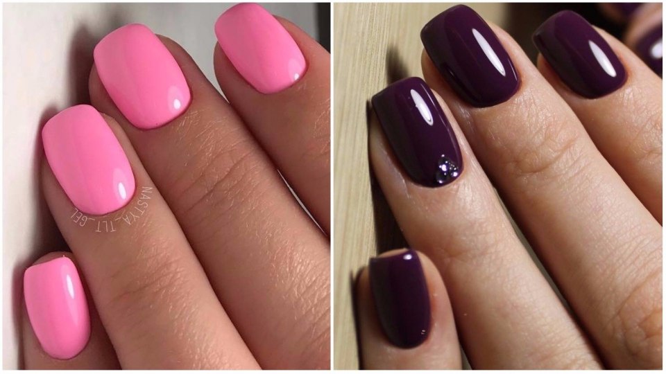 Нюдовый маникюр 2020 мягкий квадрат