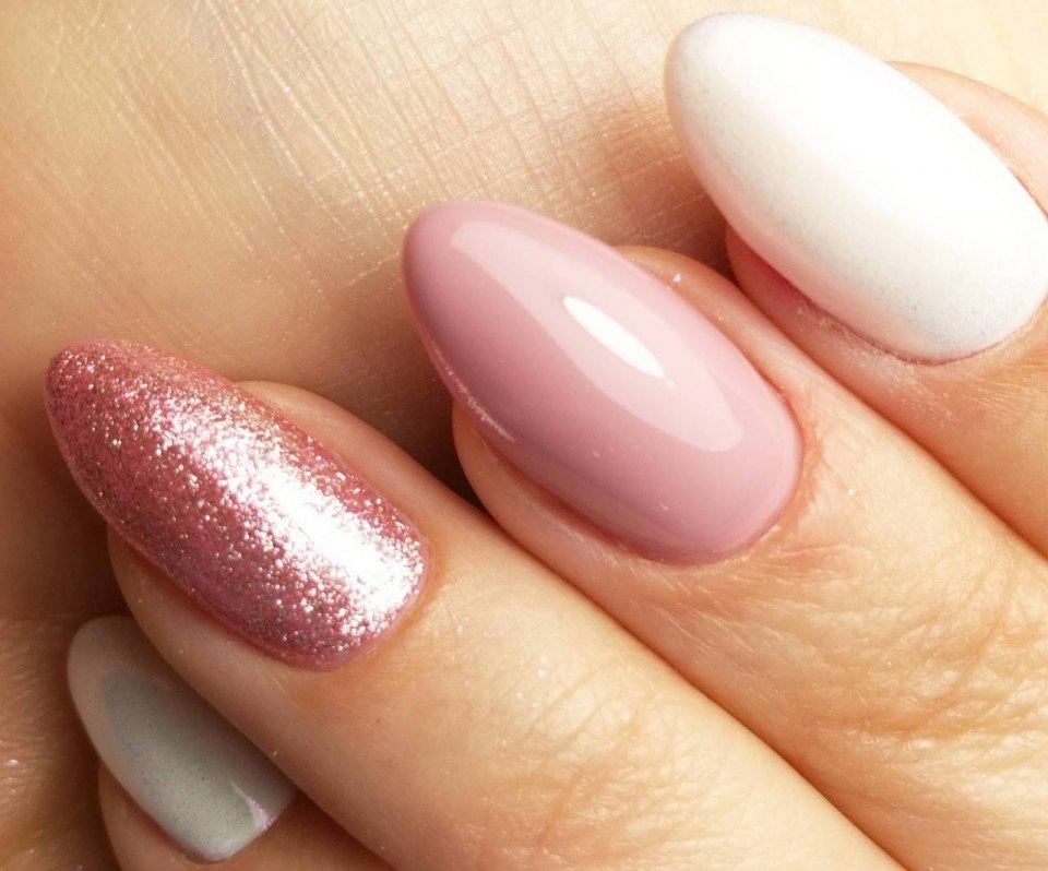 Ногти однотонные