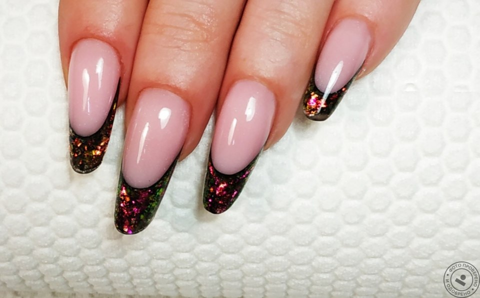 Выкладной френч миндаль