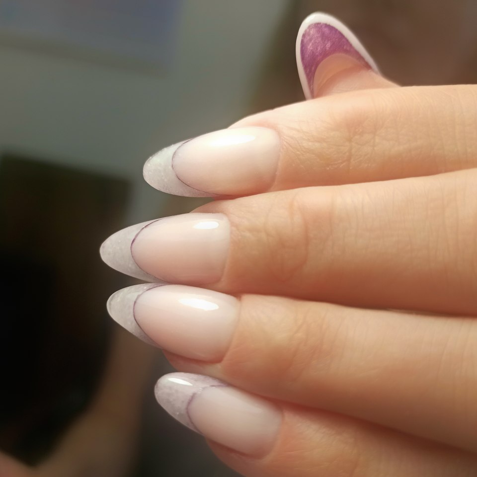 Выкладной френч гелем пошаговая