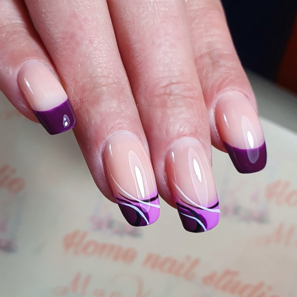 Выкладной френч балерина