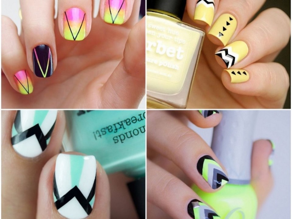 Геометрия чулок схема ногти