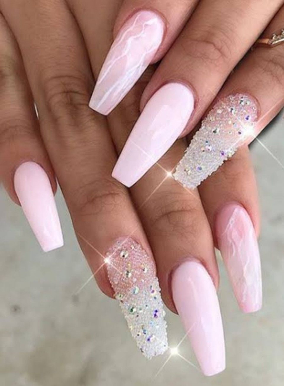 Ногти Коффин балерина