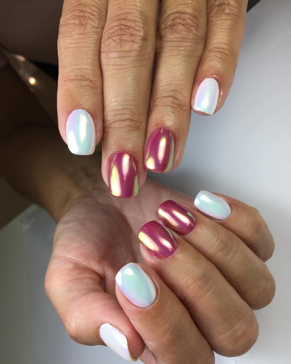 Жемчужный маникюр