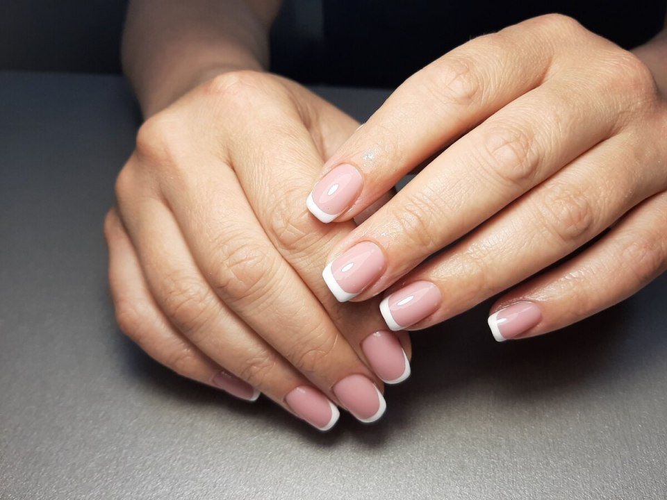 Френч ГП короткие ногти