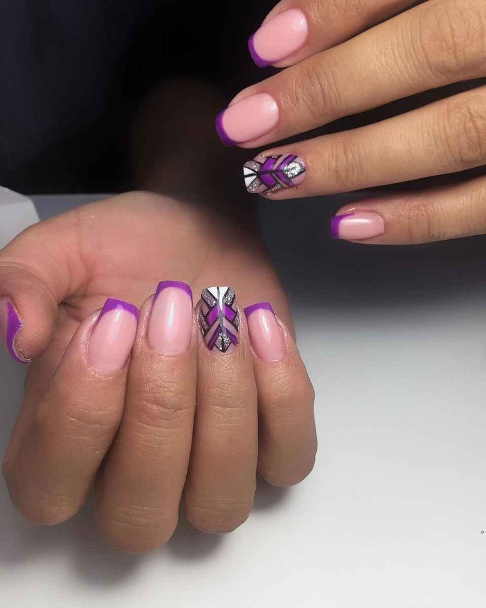 Сиреневый френч