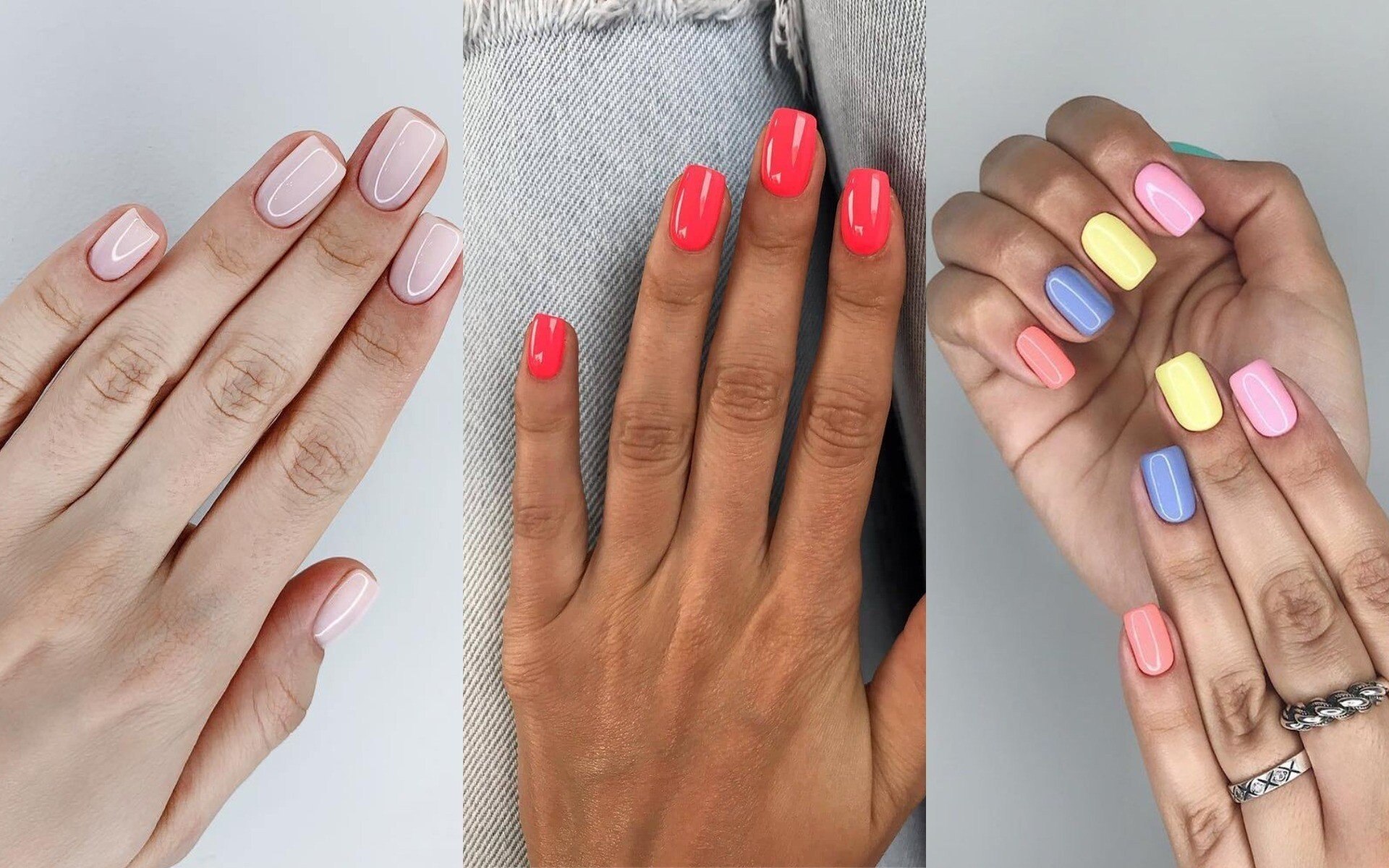 Маникюр на короткие ногти загорелые руки лето (36 фото) - картинки modnica.club