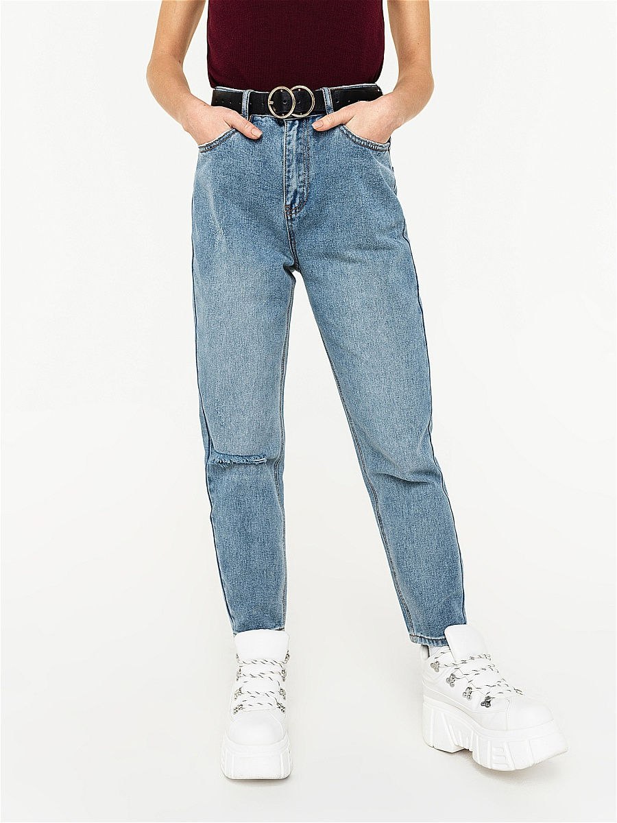 Джинсы бершка mom Fit