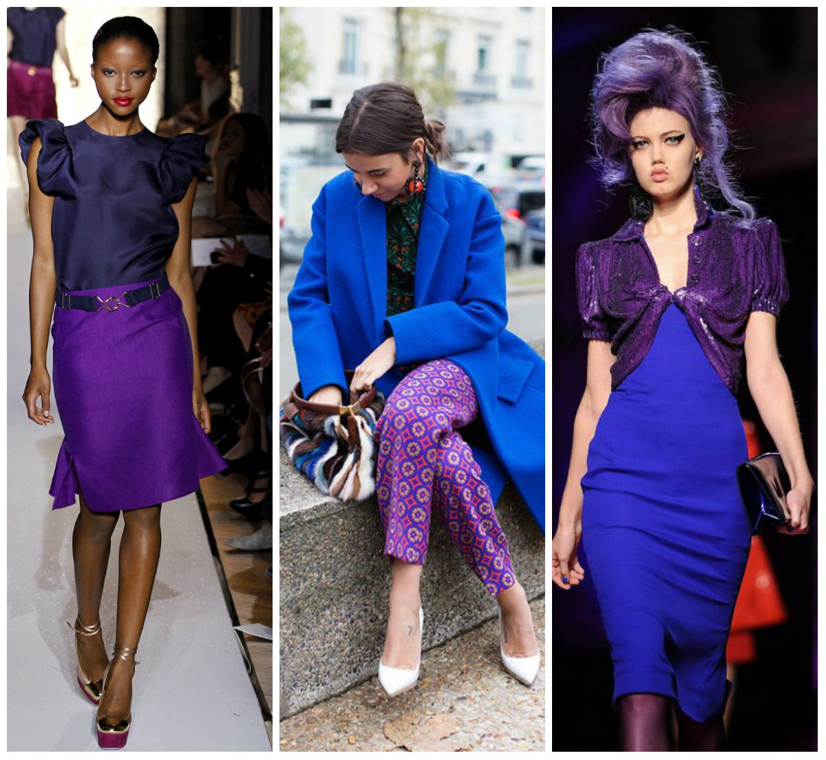 Цвета сочетающиеся с темно синим в одежде. Сочетание синего и фиолетового в одежде. Фиолетовый и бордовый сочетание. Сочетание с фиолетовым. Сочетание синего и фиолетового.