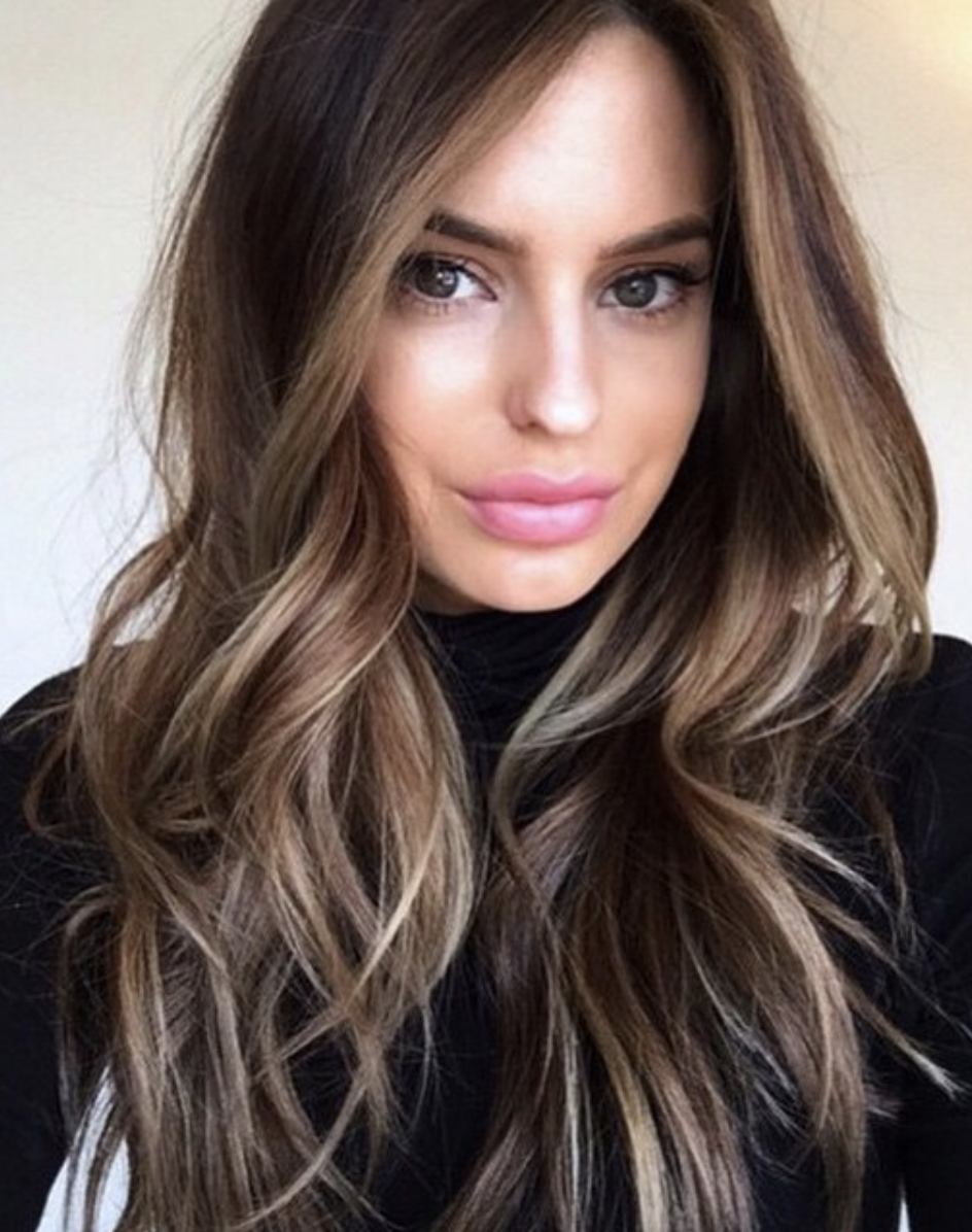 Контуринг волос на прямых волосах (44 фото)