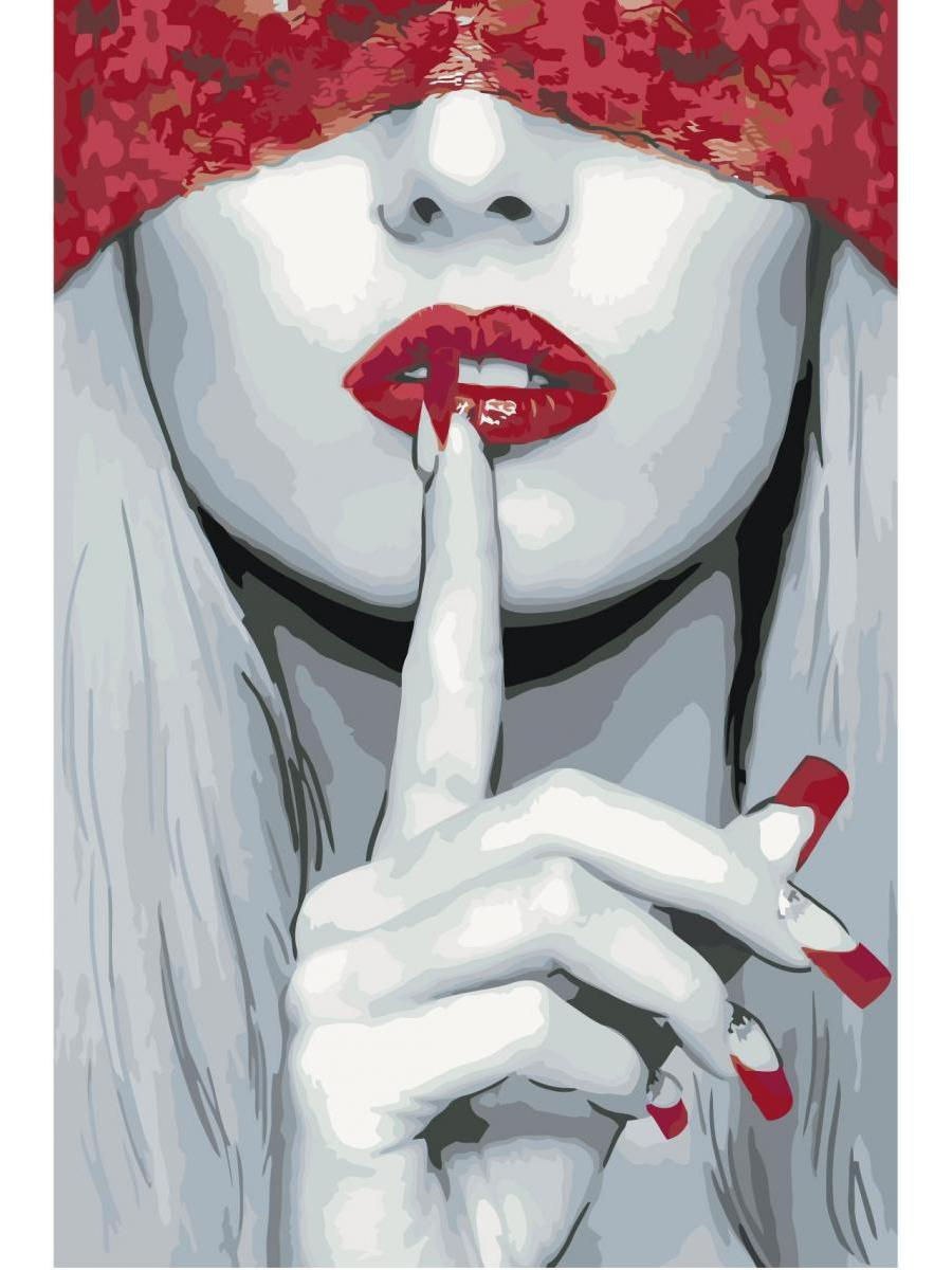 Девушка с ногтями