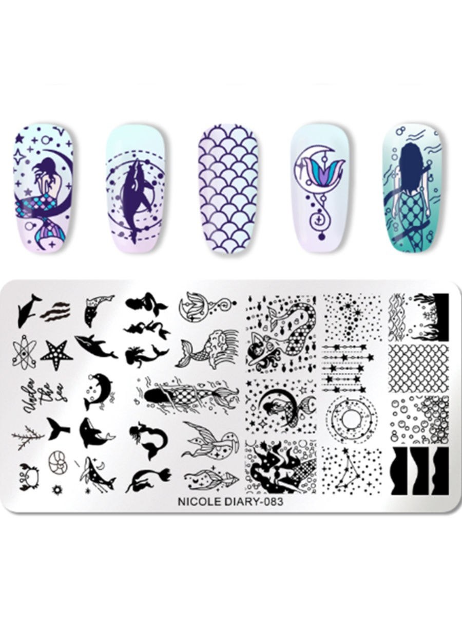 Стемпинг пластины Nicole Diary