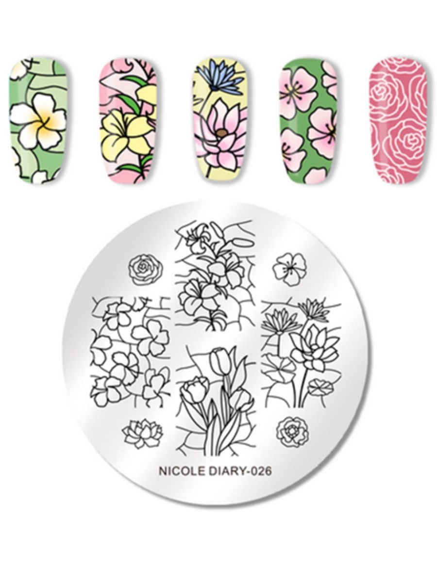 Klio professional, пластина для стемпинга s004