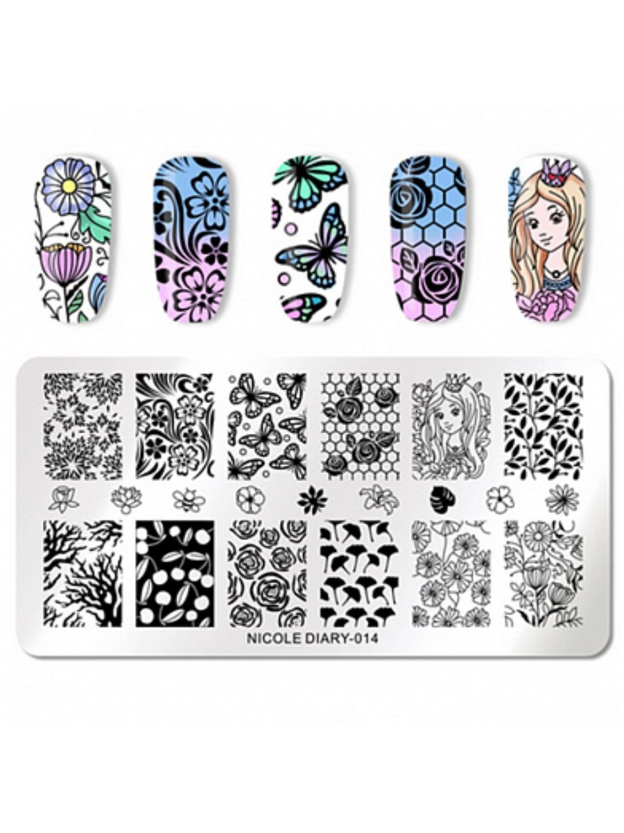 Штамп для нанесения рисунков на ногти