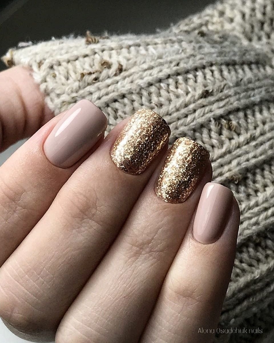 Ногти в коричневых тонах