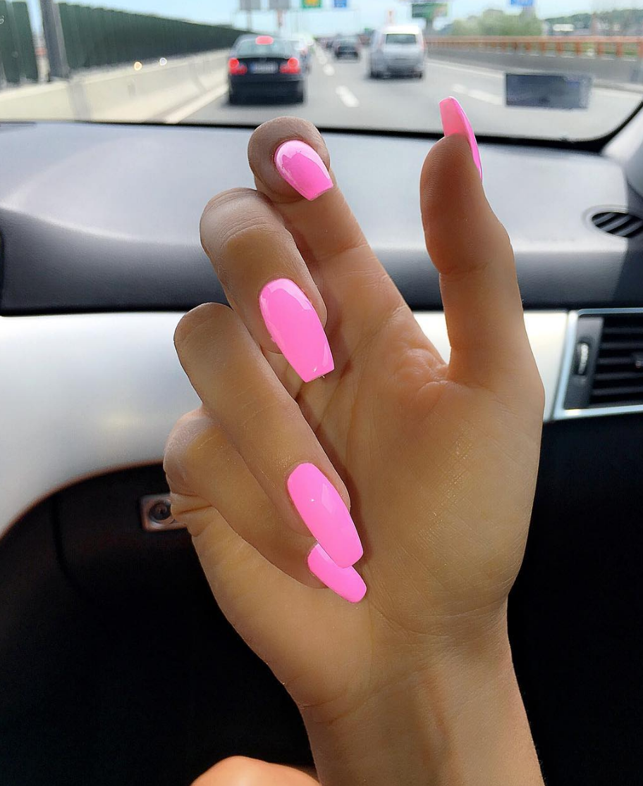 Цветной френч на короткие ногти