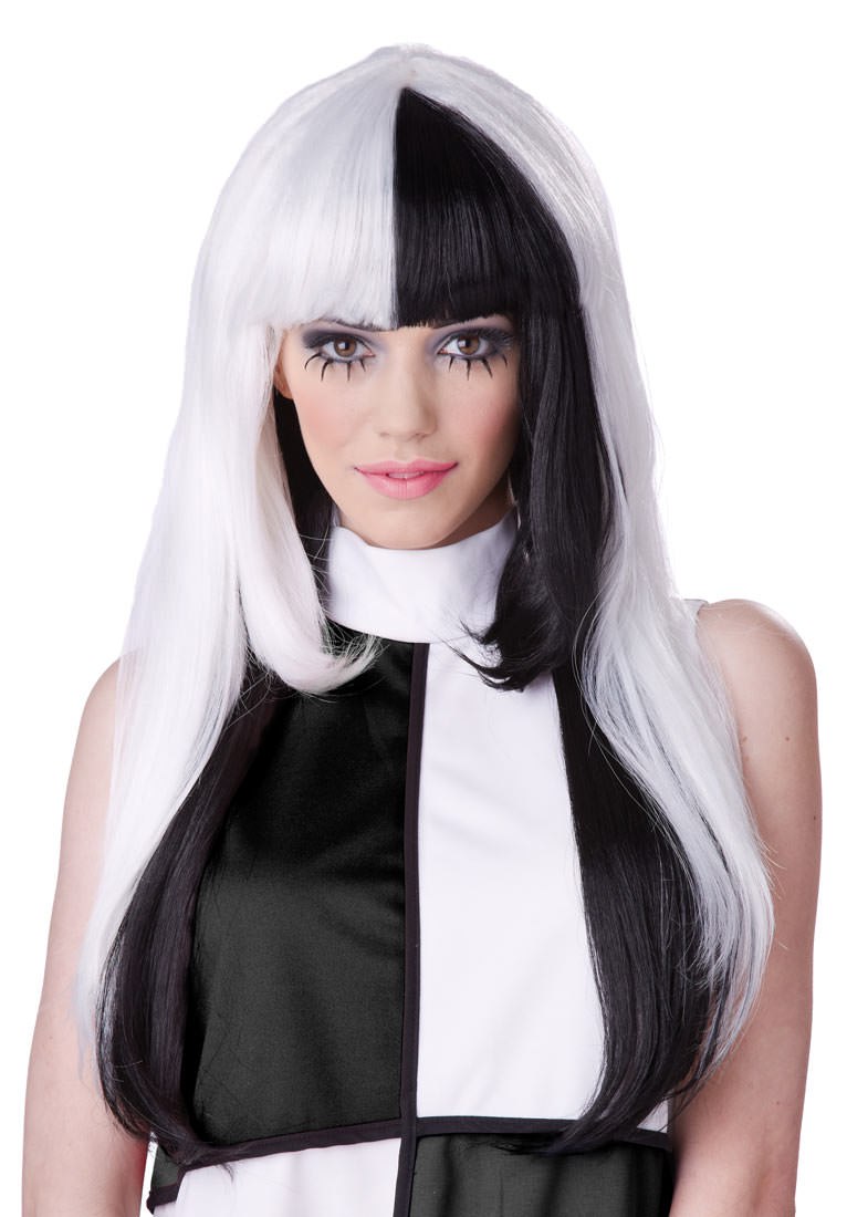 Двухцветный парик