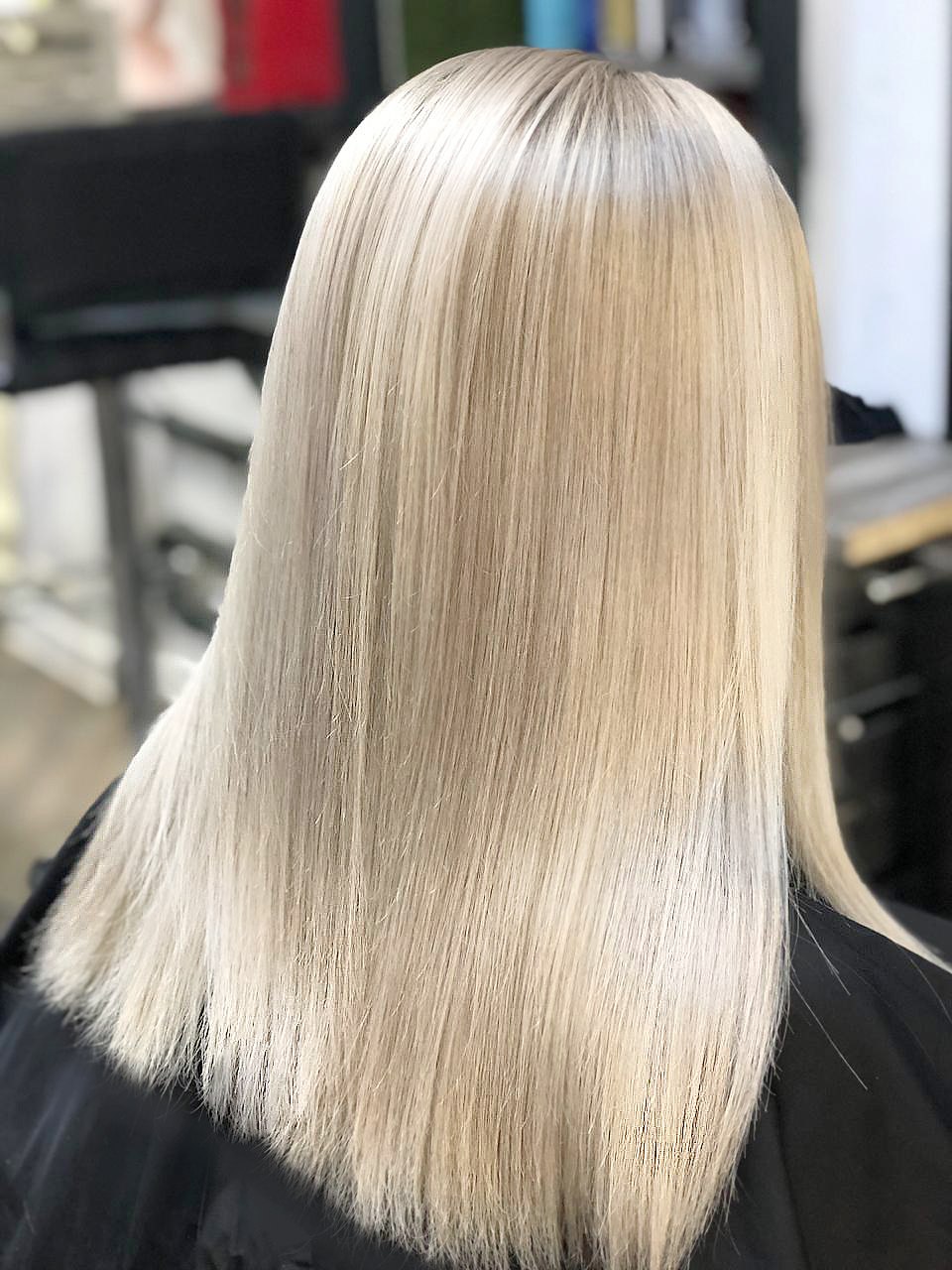 Модное окрашивание блонд 2019