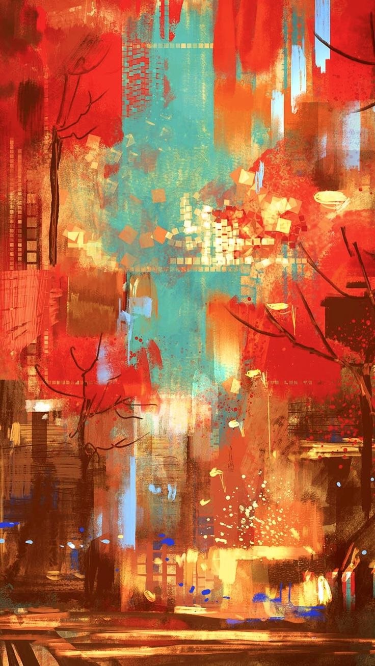 Абстракционизм осень