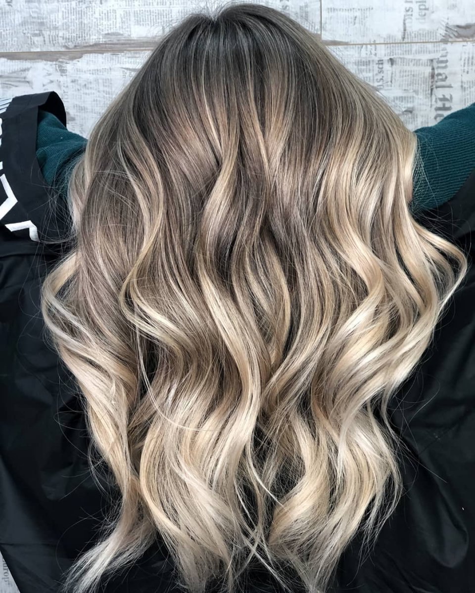 Айртач на русые волосы средней