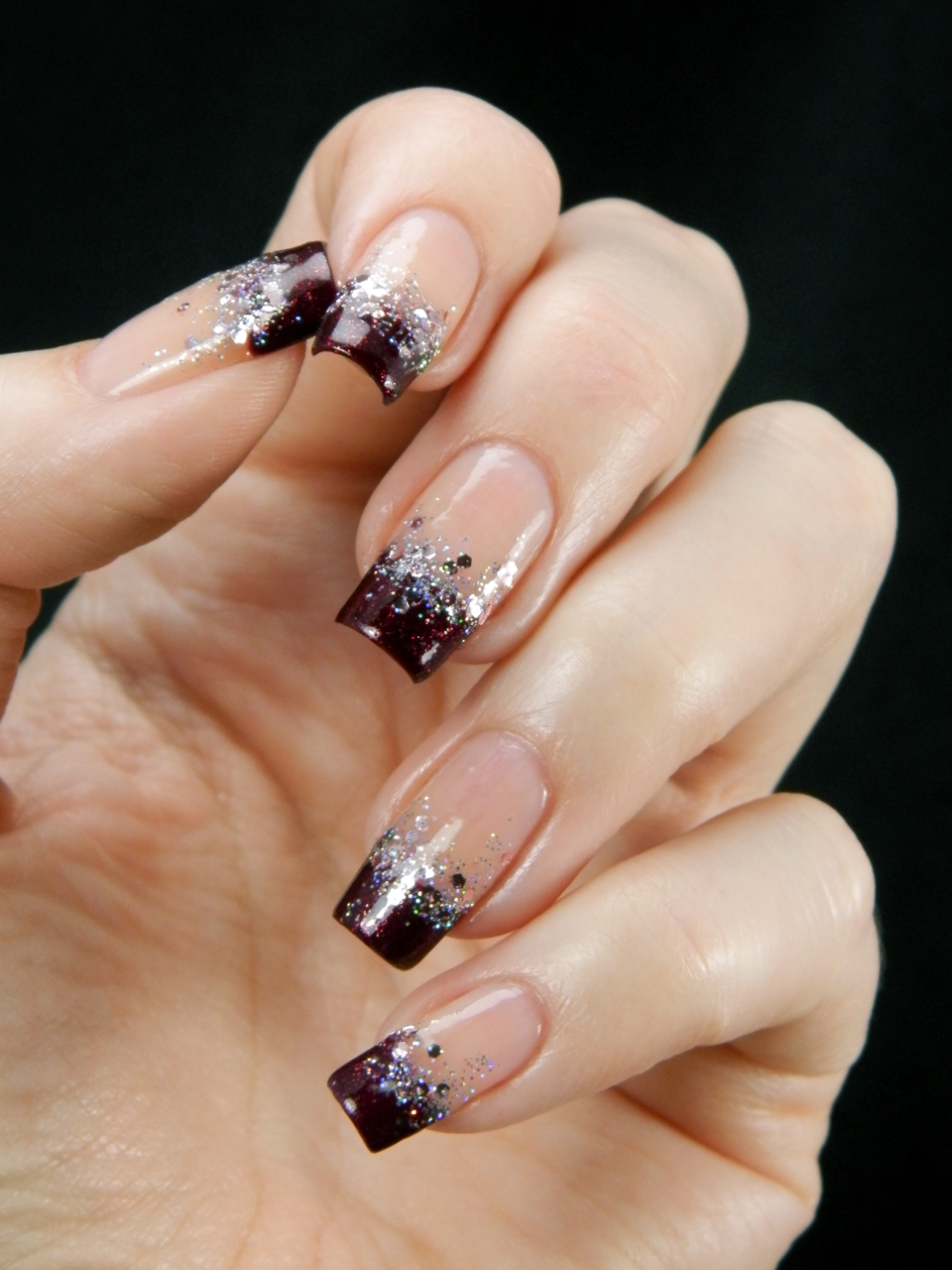 Чёрный френч с блестками