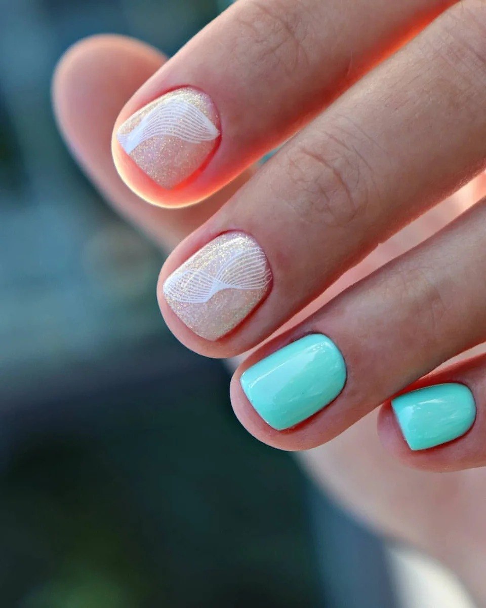 Манекюрна короткие ногти