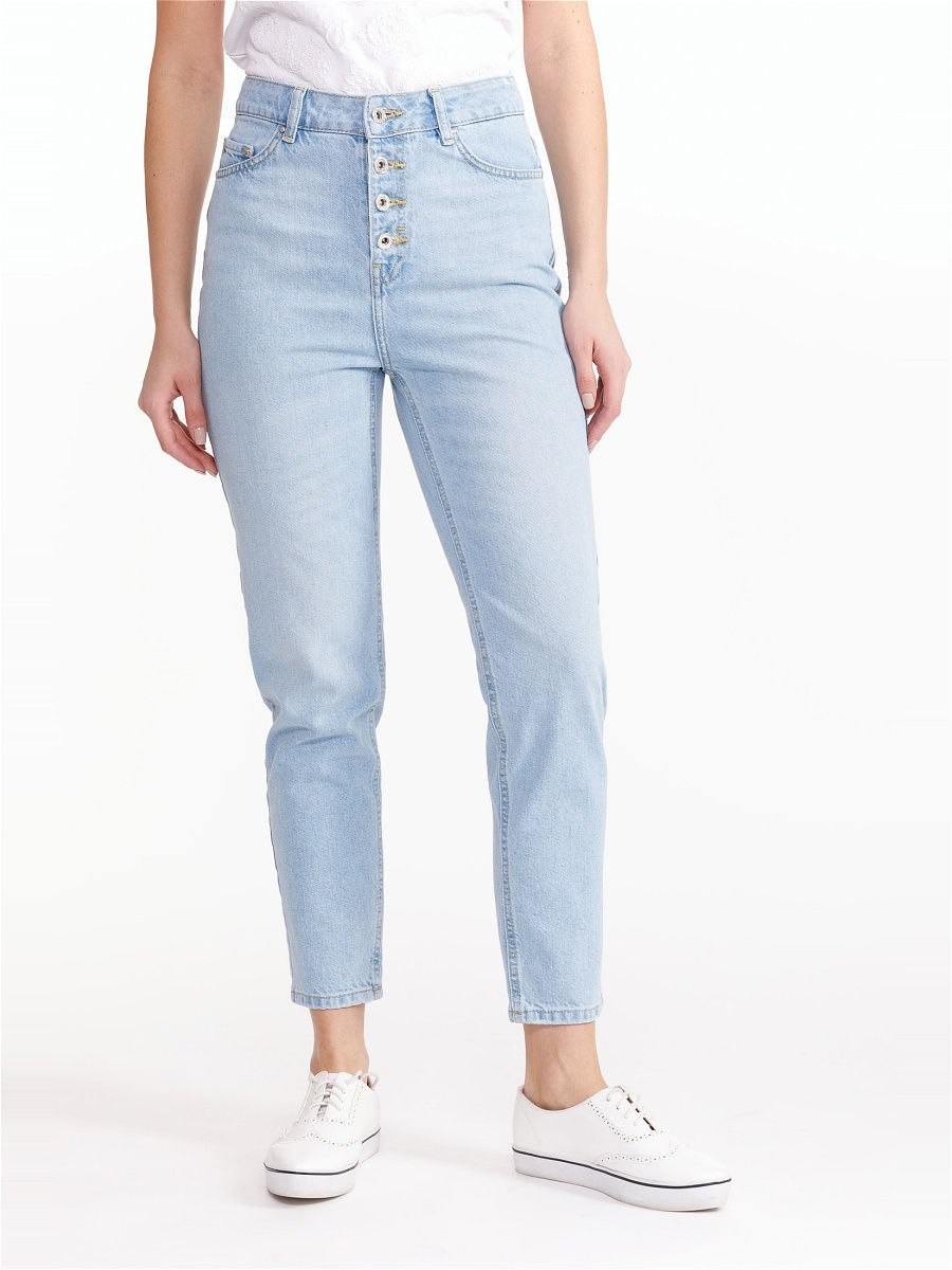 Джинсы мом Fit Pull Bear