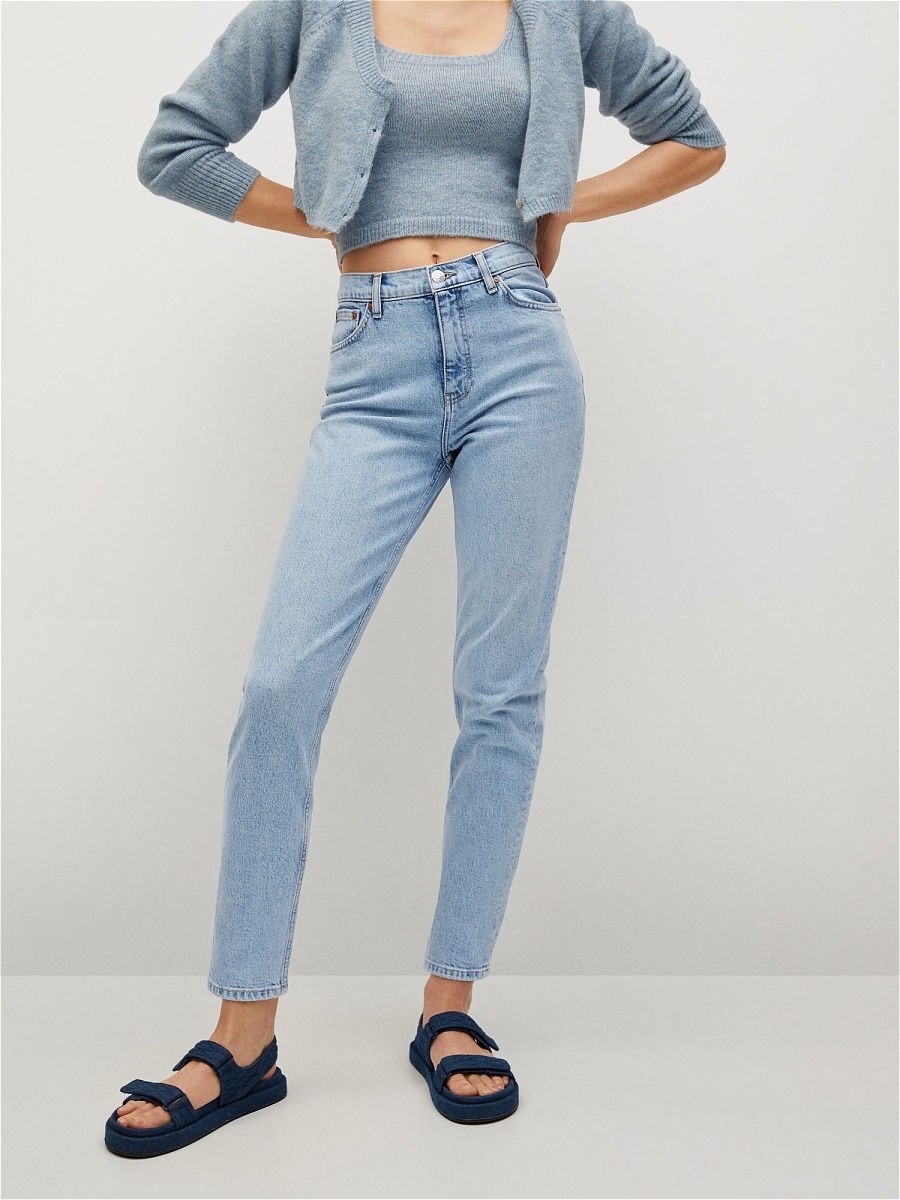 Джинсы бершка mom Fit