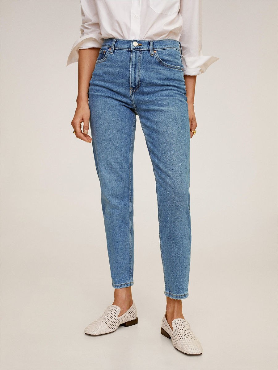 Брюки джинсовые женские con-306 mom Fit Conte