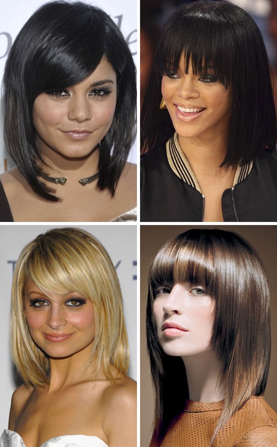 Каре с челкой филированное