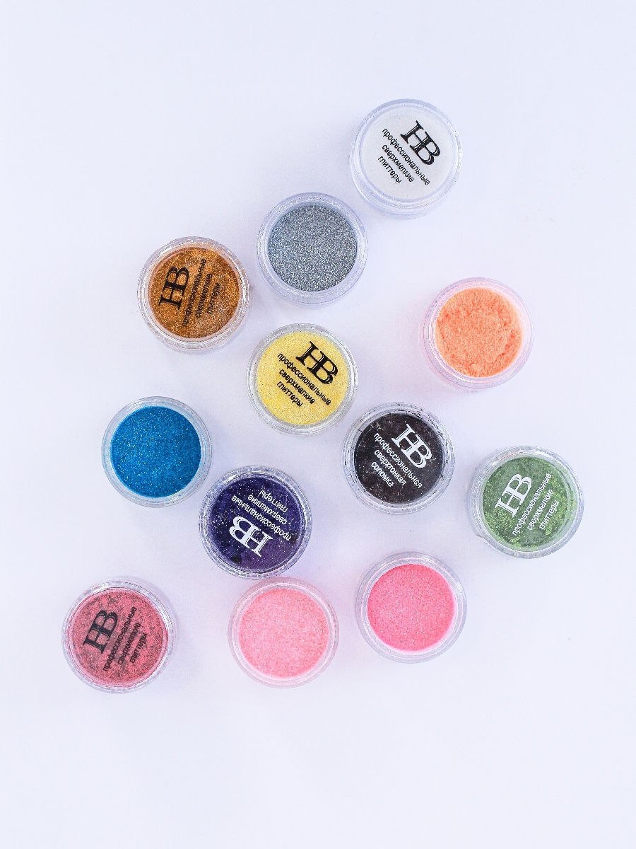 Блестки для ногтей набор