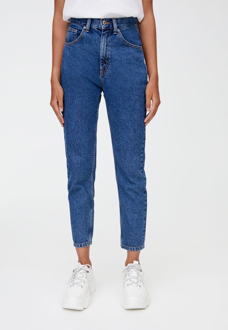 Джинсы мом Fit Pull Bear