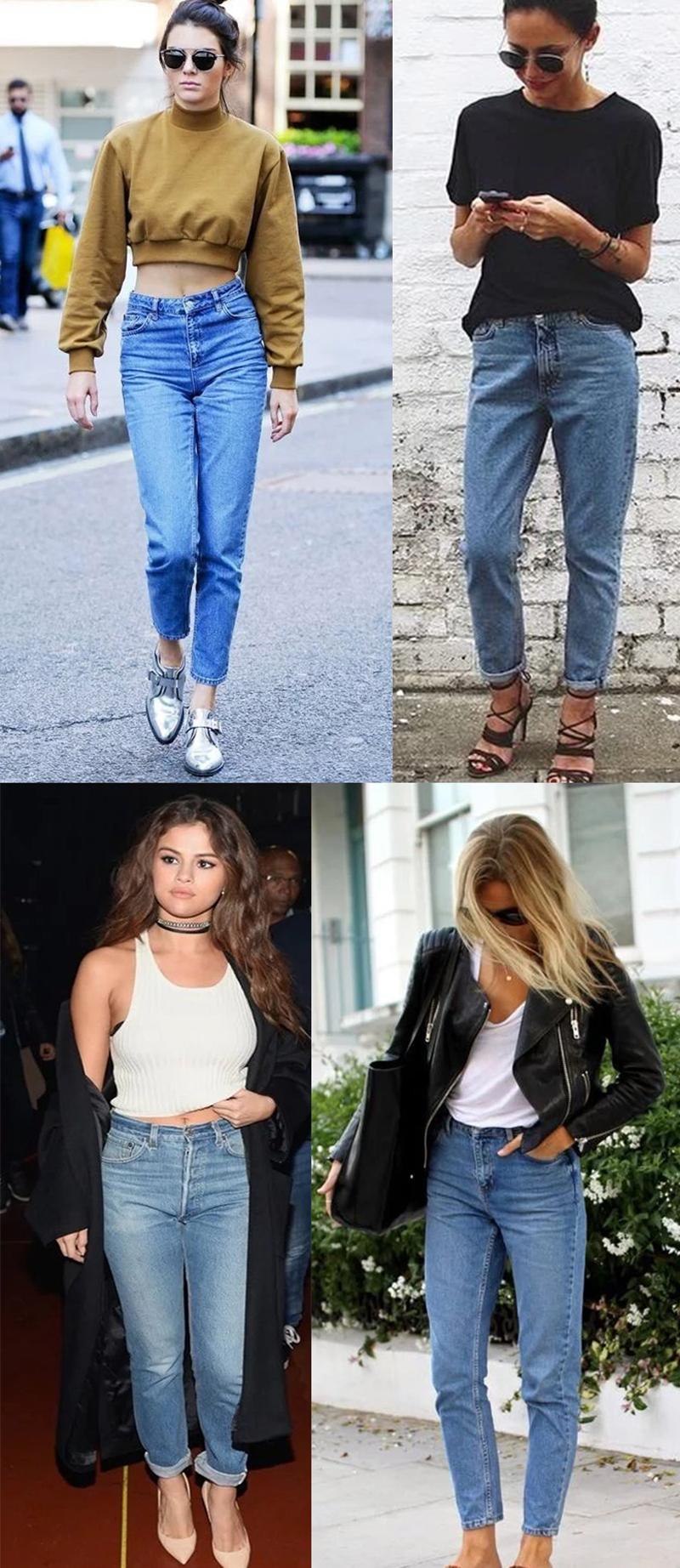 Джинсы бойфренды с толстовкой