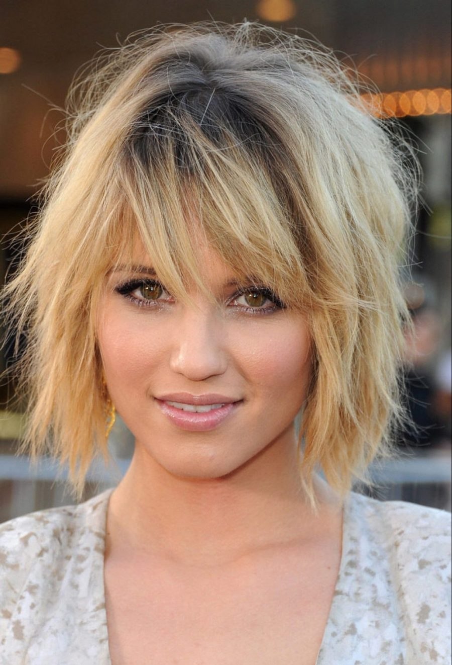 Рваная челка на короткие волосы (66 фото)